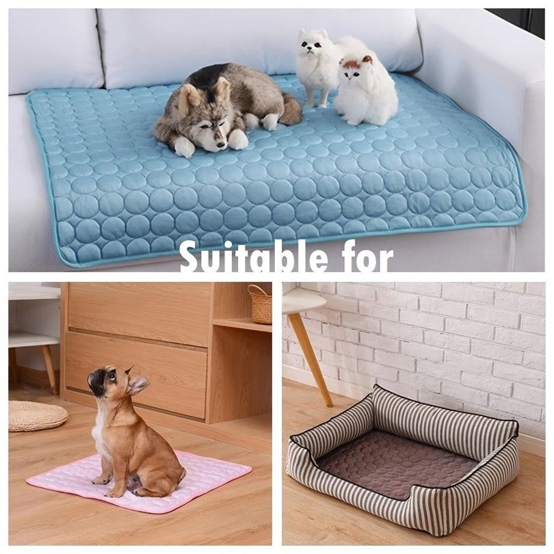Dog Cooling Mat SummerPets Cold Bed Extra Large For Small Big Dogs Pet Accessories Cat Durable Blanket Sofa Cat Ice Pad Blanket Pet Products