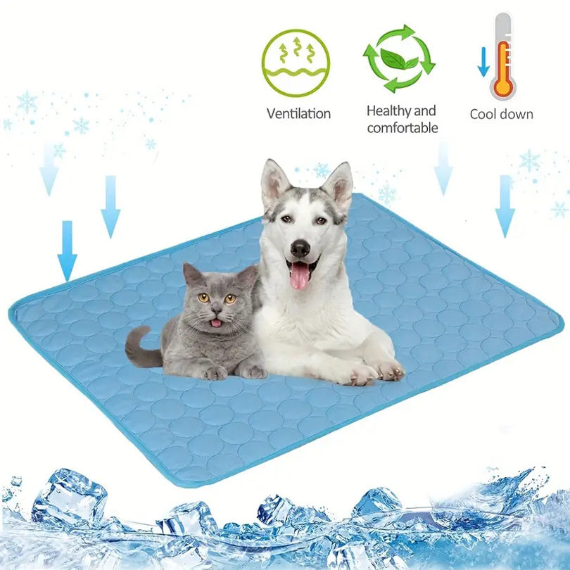 Dog Cooling Mat SummerPets Cold Bed Extra Large For Small Big Dogs Pet Accessories Cat Durable Blanket Sofa Cat Ice Pad Blanket Pet Products